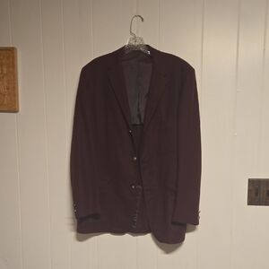 Vintage Women's Classic Burgundy Blazer